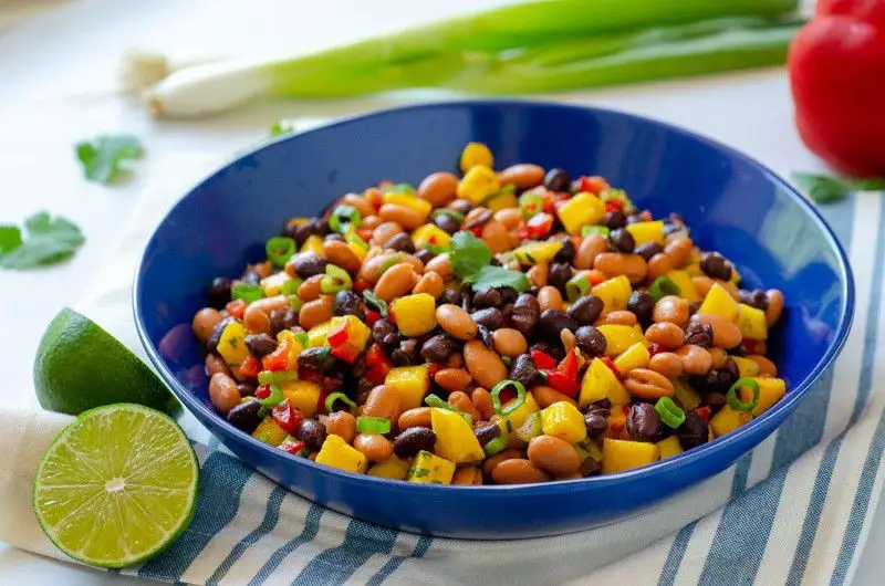 Kidney Bean Salad with Mango and Lime