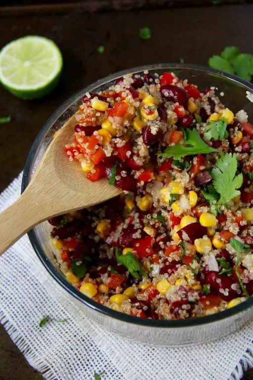 Kidney Bean and Quinoa Salad with Herbs