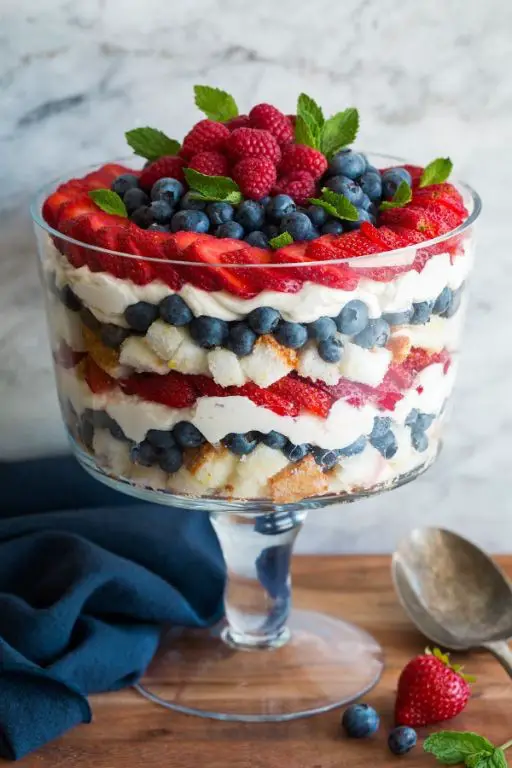 Layered Berry Trifle Cake