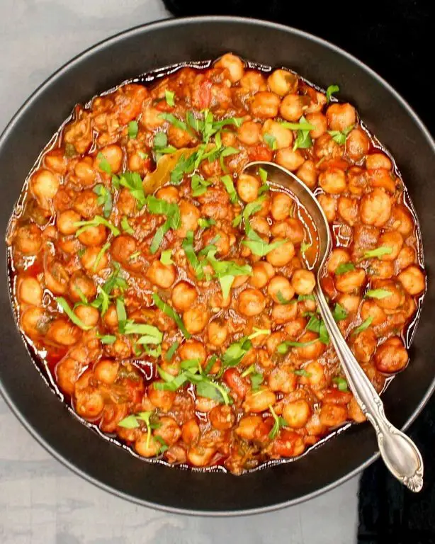 Lebanese Potato and Chickpea Stew