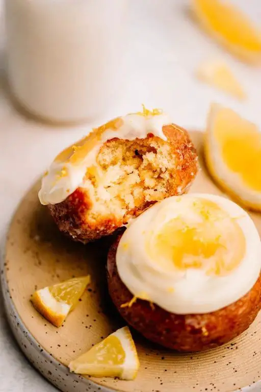 Lemon Creme Donuts with Lemon Glaze