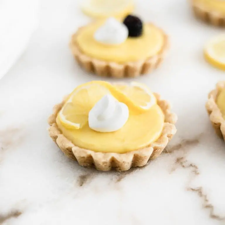 Lemon Creme Tart with Shortbread Crust