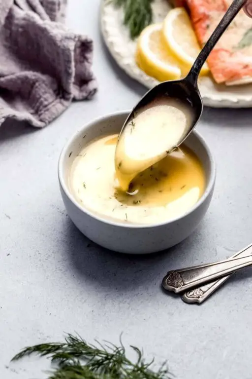 Lemon Dill Butter for Seafood