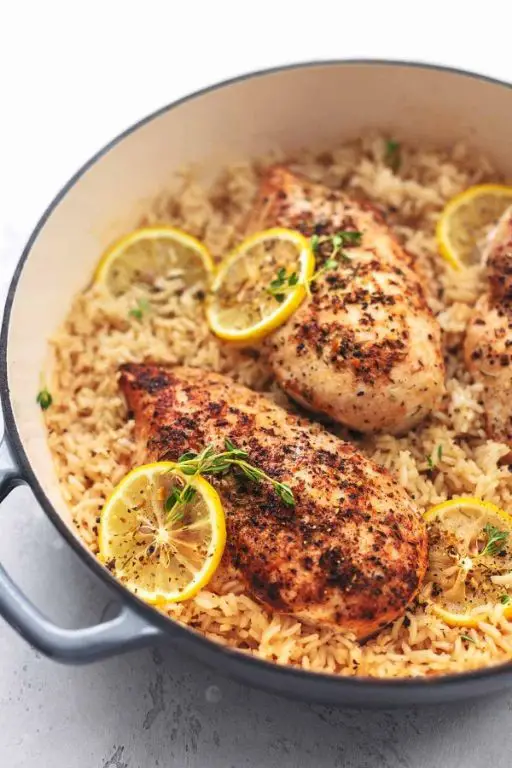 Lemon Herb Chicken and Rice