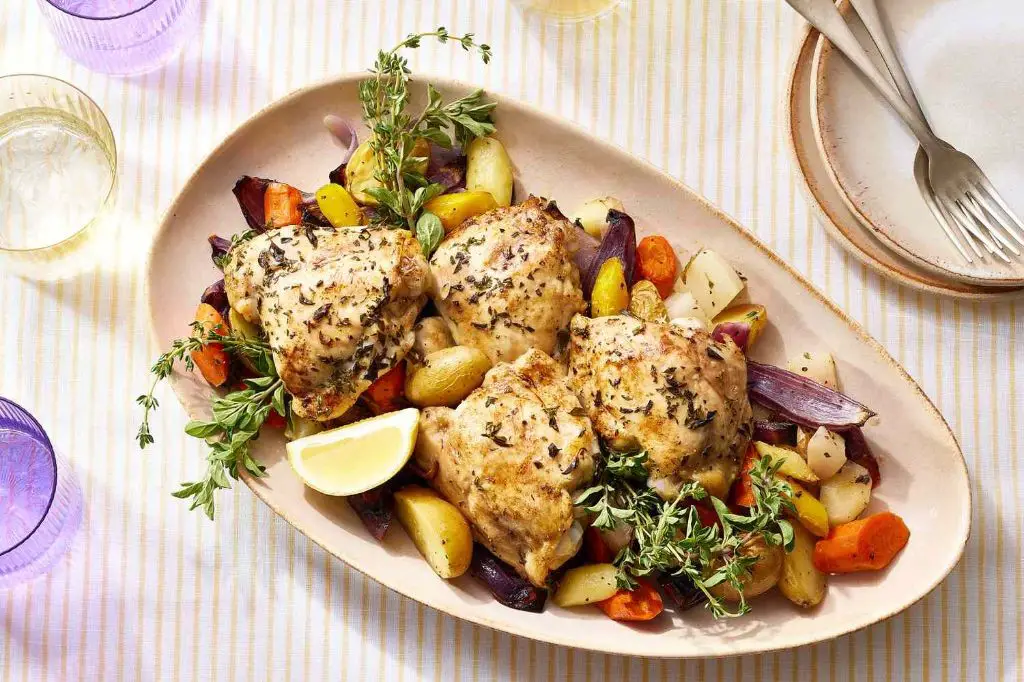 Lemon Herb Chicken with Vegetables