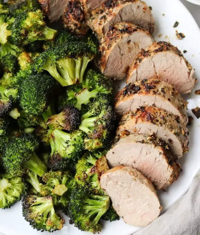 Lemon Pepper Air Fryer Pork Loin