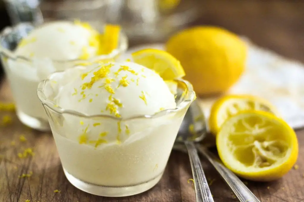 Lemon Zest Raw Ice Cream