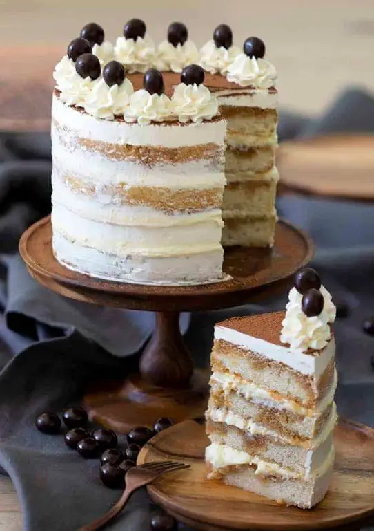 Light and Airy Tiramisu Cake