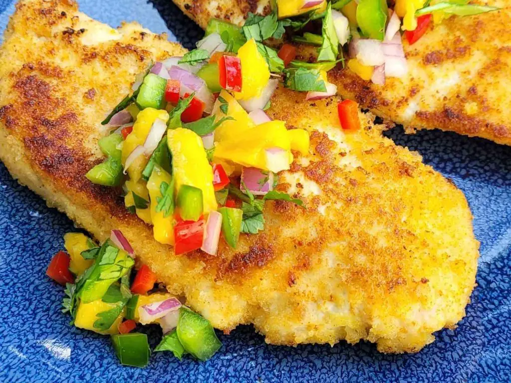 Mango Salsa Chicken Tenders