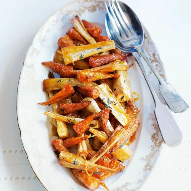 Maple Glazed Carrots and Parsnips