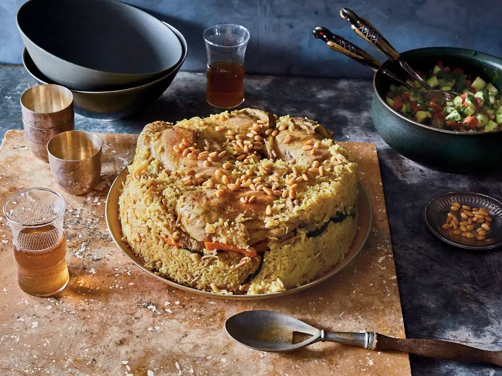 Maqluba (Upside-Down Chicken and Rice)