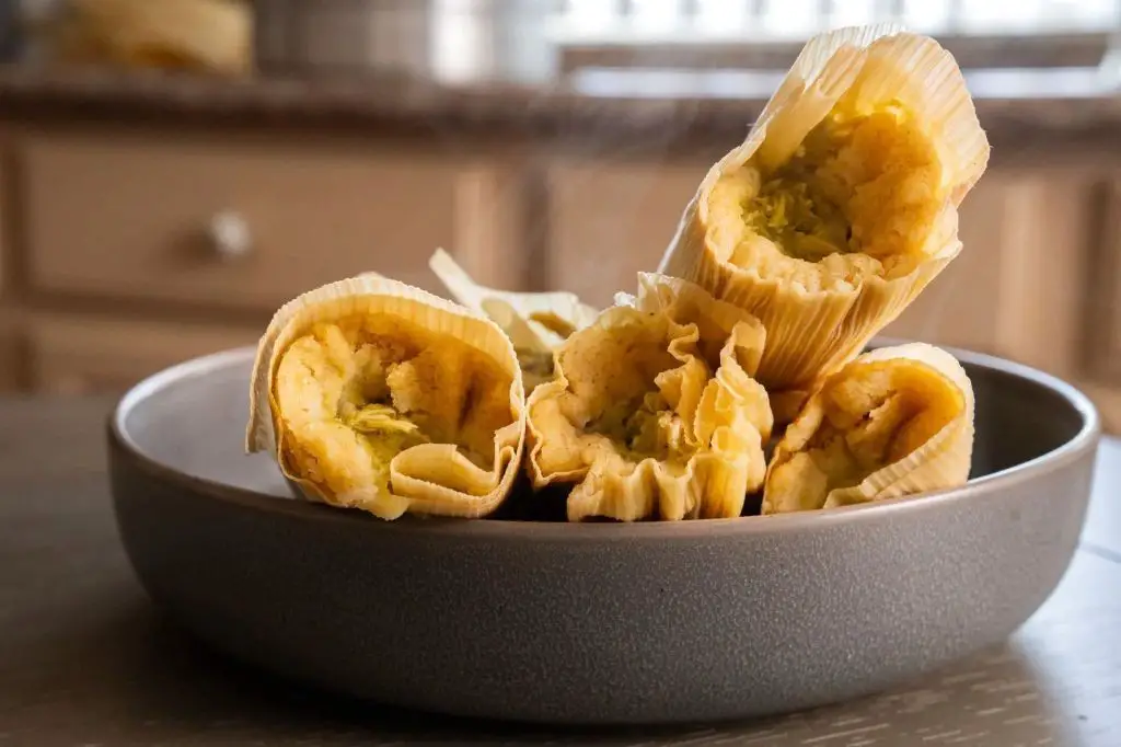 Masienda Corn Tamales with Green Chile Sauce