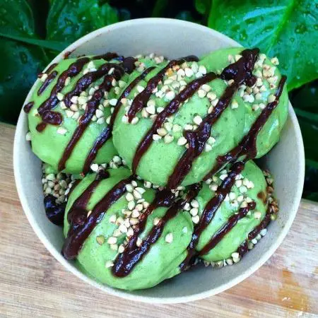 Matcha Green Tea Raw Ice Cream