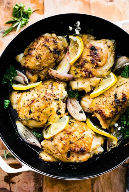Mediterranean Herb Roasted Chicken Thighs