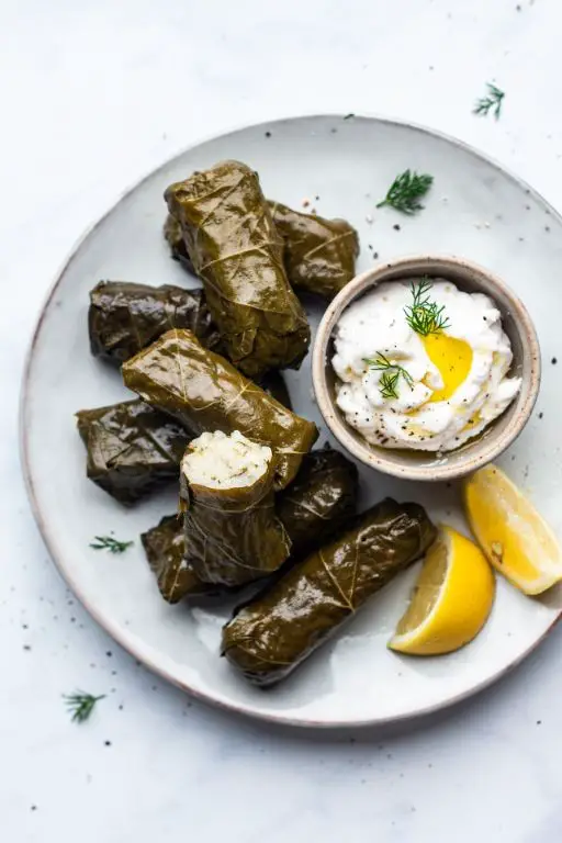Mediterranean-Style Stuffed Grape Leaves
