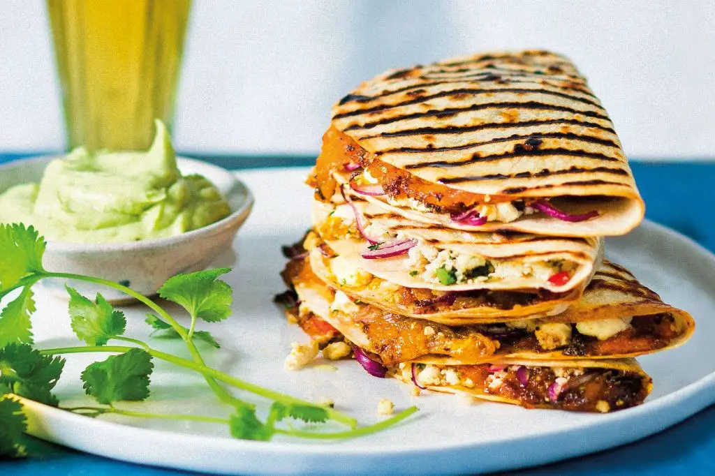 Mexican Pumpkin Quesadillas