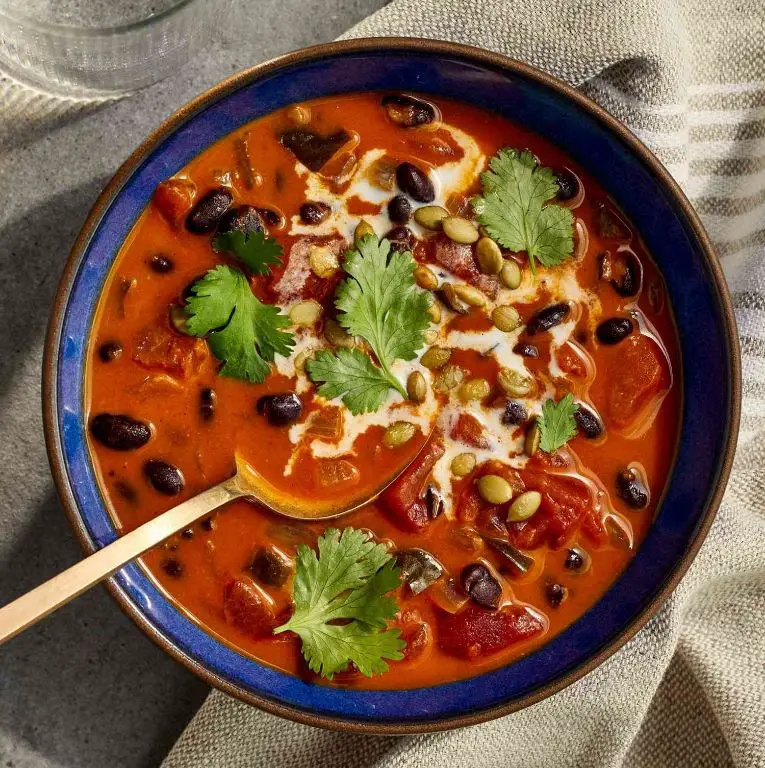 Mexican Pumpkin and Black Bean Stew