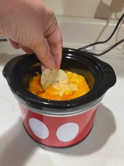 Mini Crock Pot Buffalo Chicken Dip