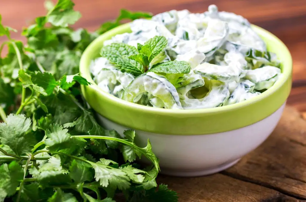 Minty Cucumber Raita