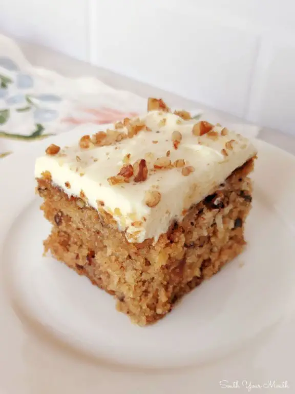 Moist Preachers Cake with Cinnamon and Raisins