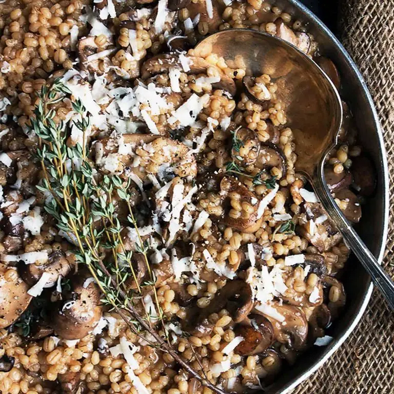Mushroom and Barley Risotto