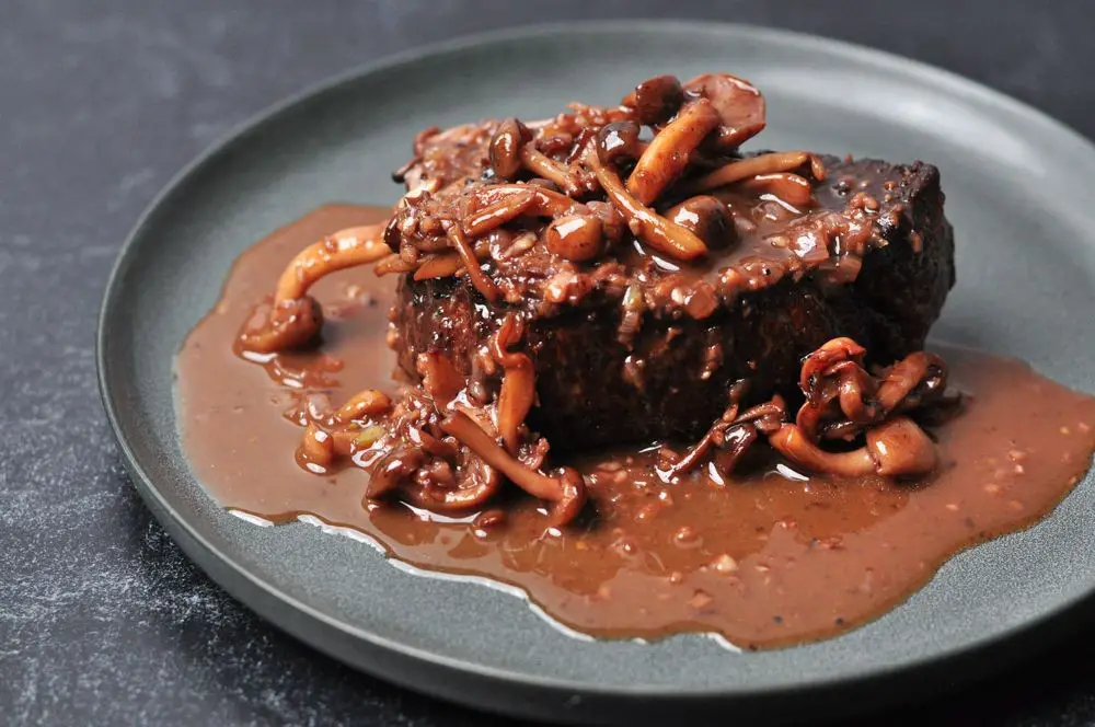 Mushroom and Red Wine Reduction