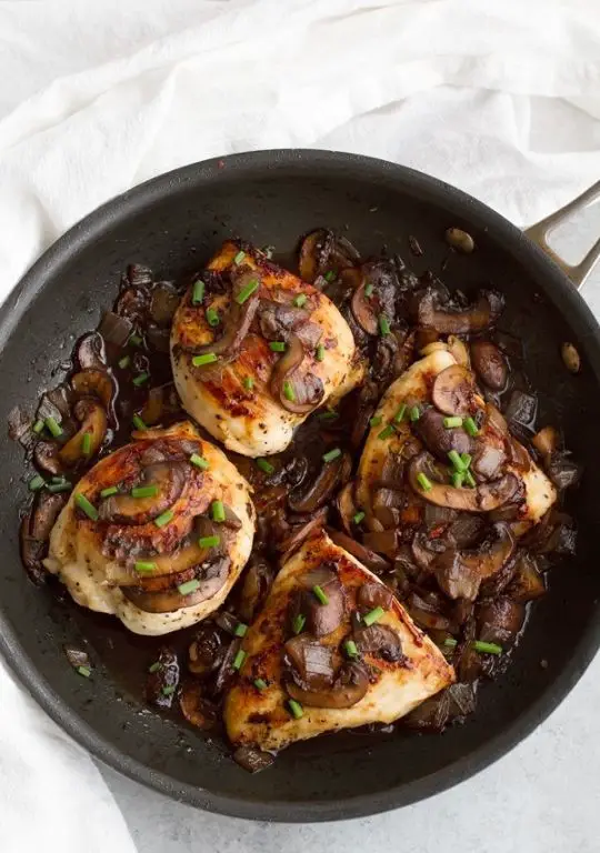 Mushroom and Thyme Chicken Breast