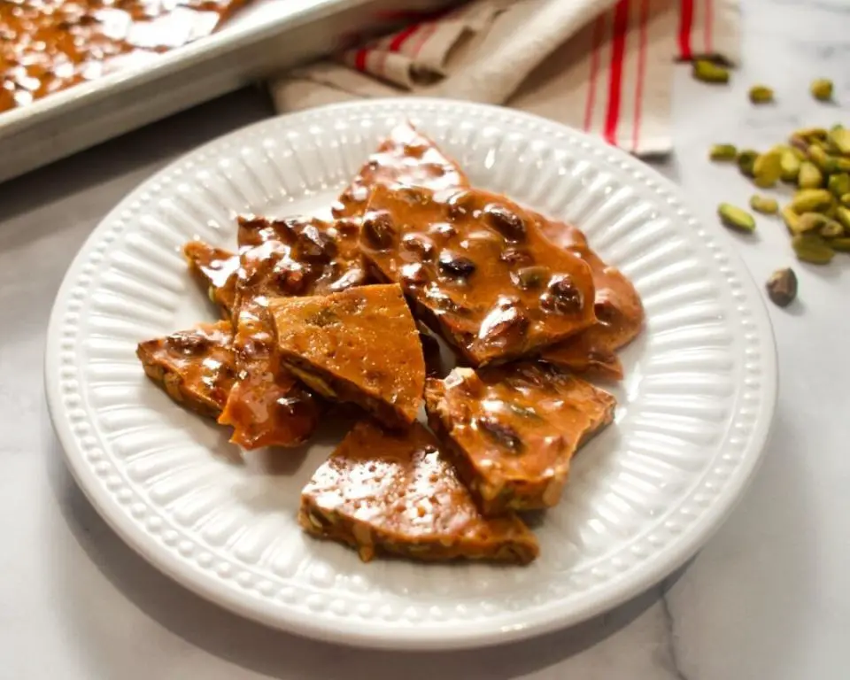 Orange Pistachio Brittle