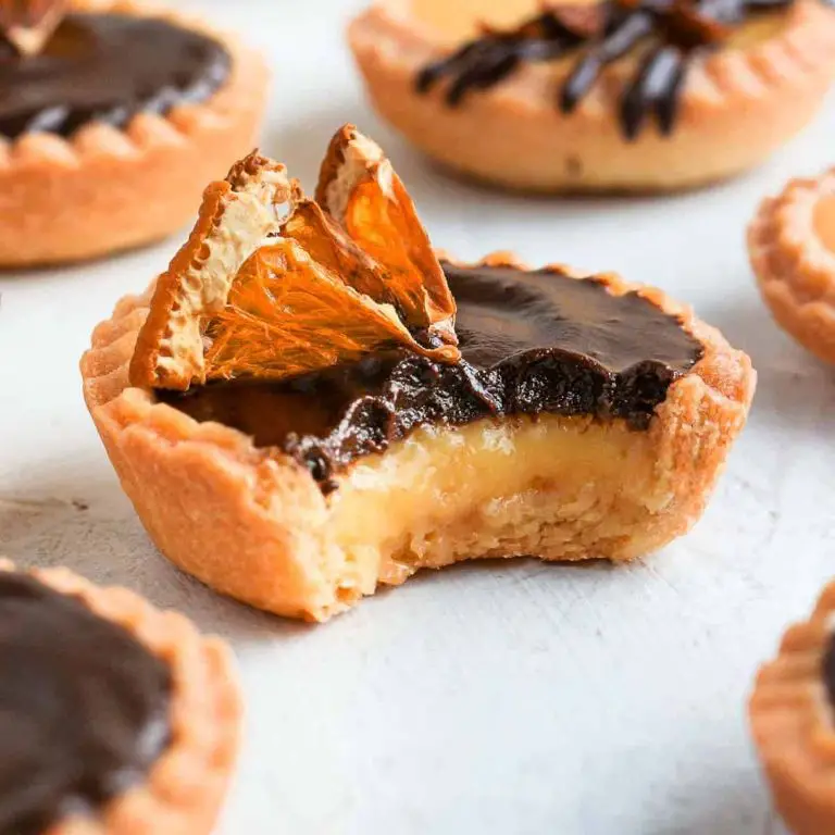 Orange and Dark Chocolate Tart