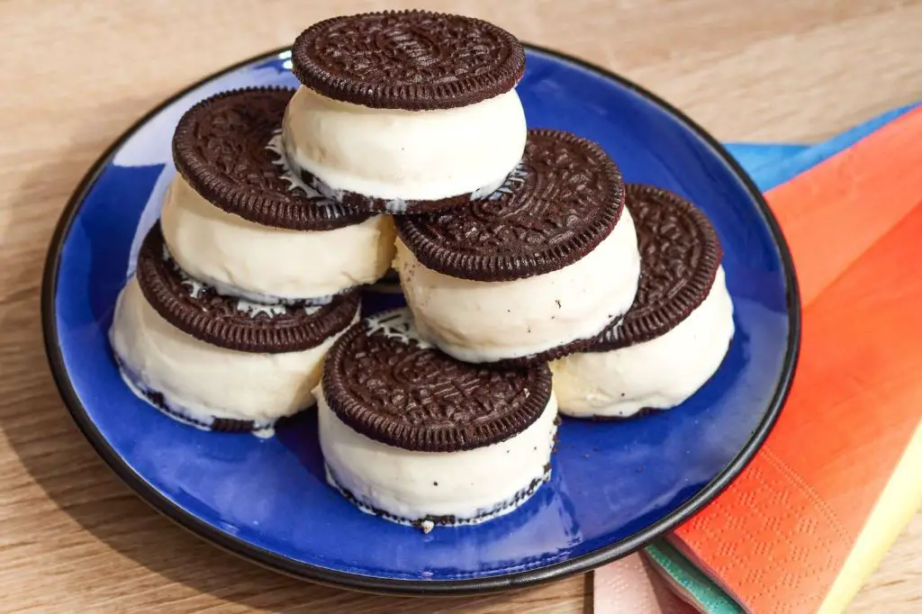 Oreo Cookie Ice Cream Sandwich