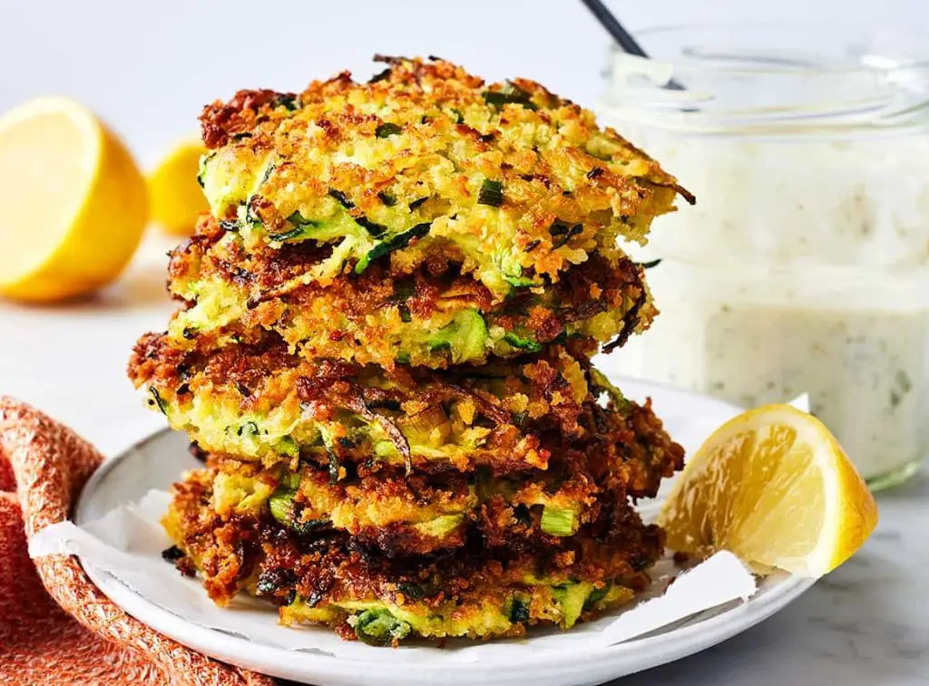 Pan-Fried Zucchini Fritters