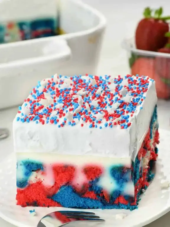 Patriotic Poke Cake