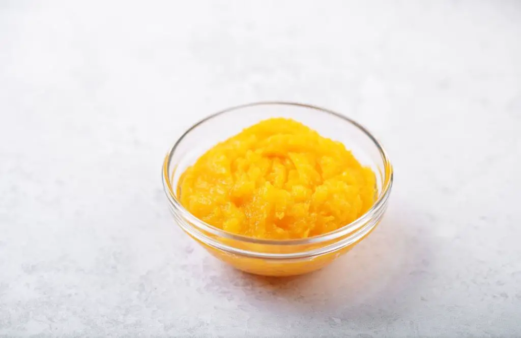 Peach and Mango Puree