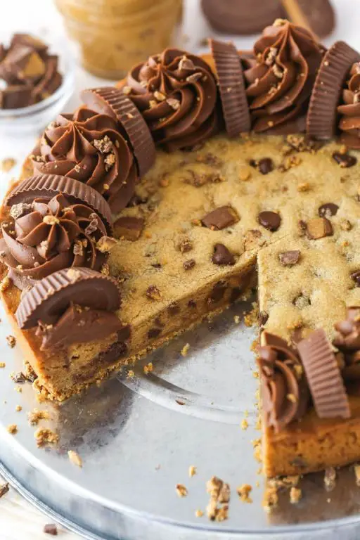 Peanut Butter Preachers Cake with Chocolate Chips