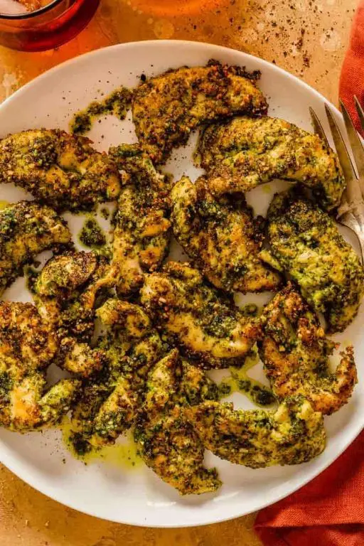 Pesto Marinated Chicken Tenders