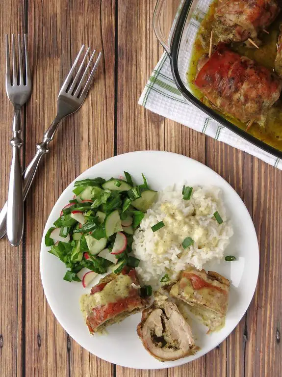 Pesto Stuffed Chicken Thighs