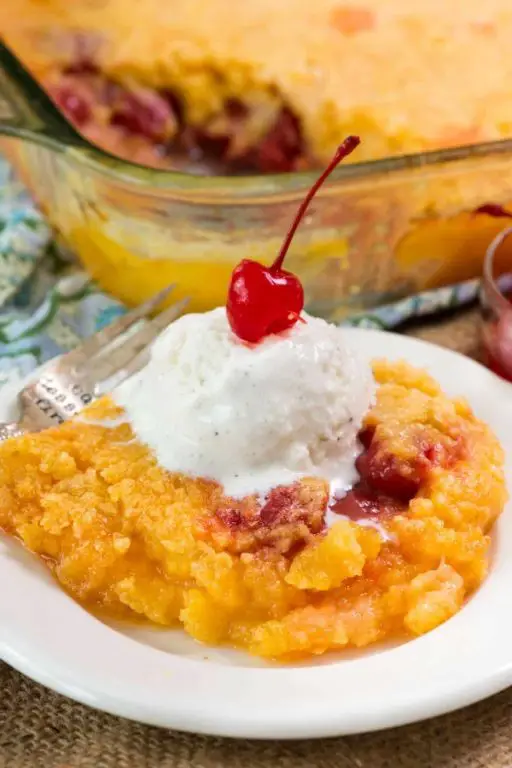 Pineapple Upside-Down Dump Cake