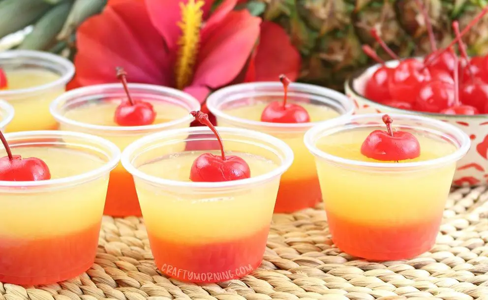 Pineapple Upside-Down Jello