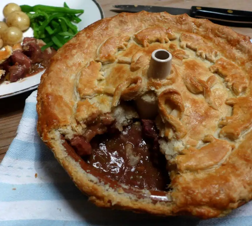 Pork Cheek Pie with Flaky Pastry Crust