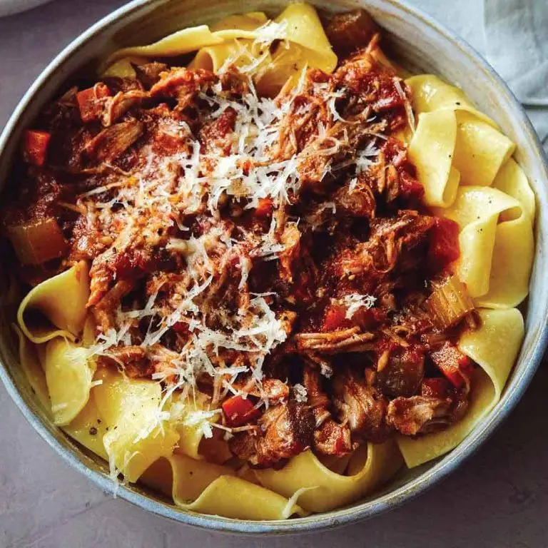 Pork Cheek Ragu with Pappardelle Pasta