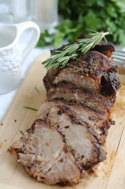 Pork Cushion with Rosemary and Garlic