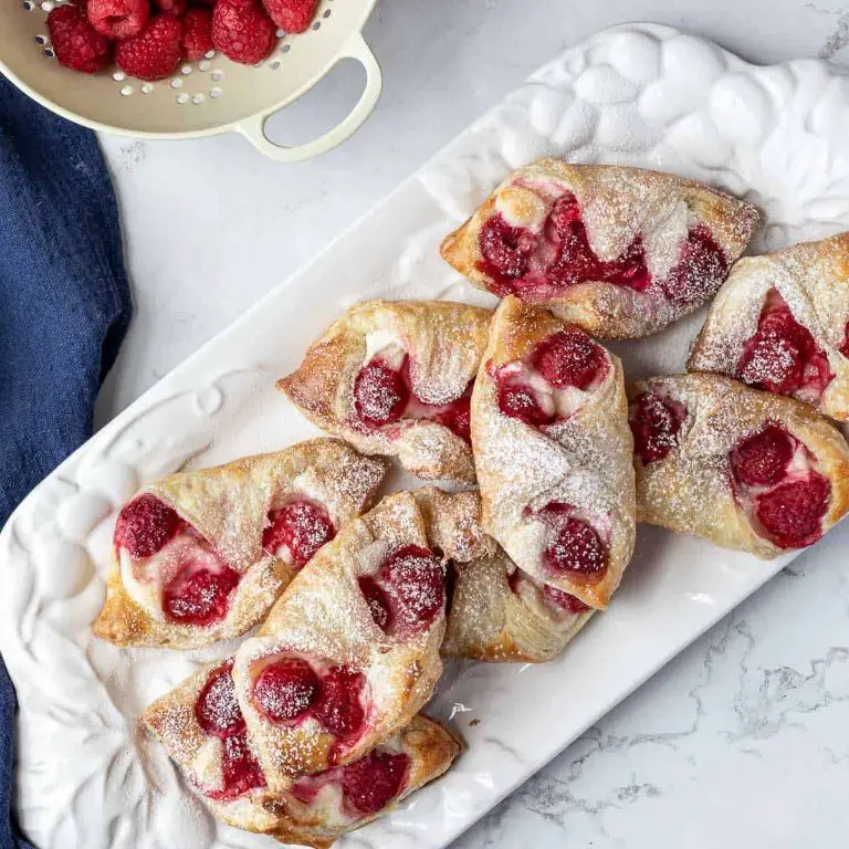 Puff Pastry Raspberry Danish