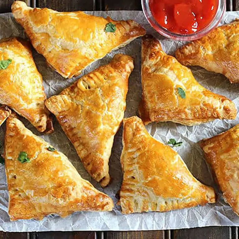 Puff Pastry Vegetable Samosas
