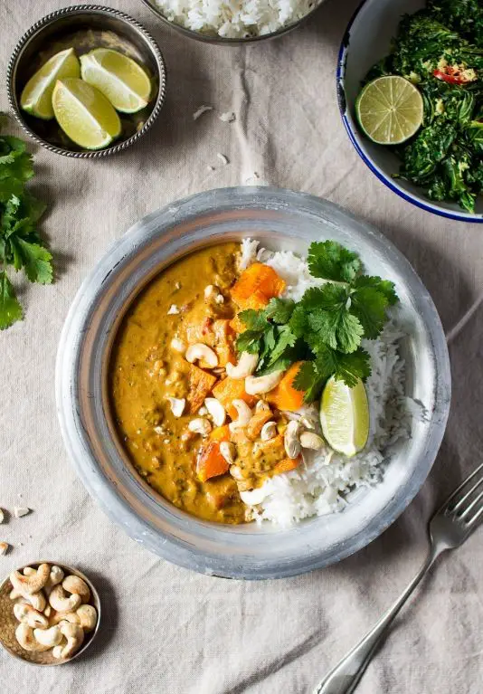 Pumpkin Curry with Coconut Milk