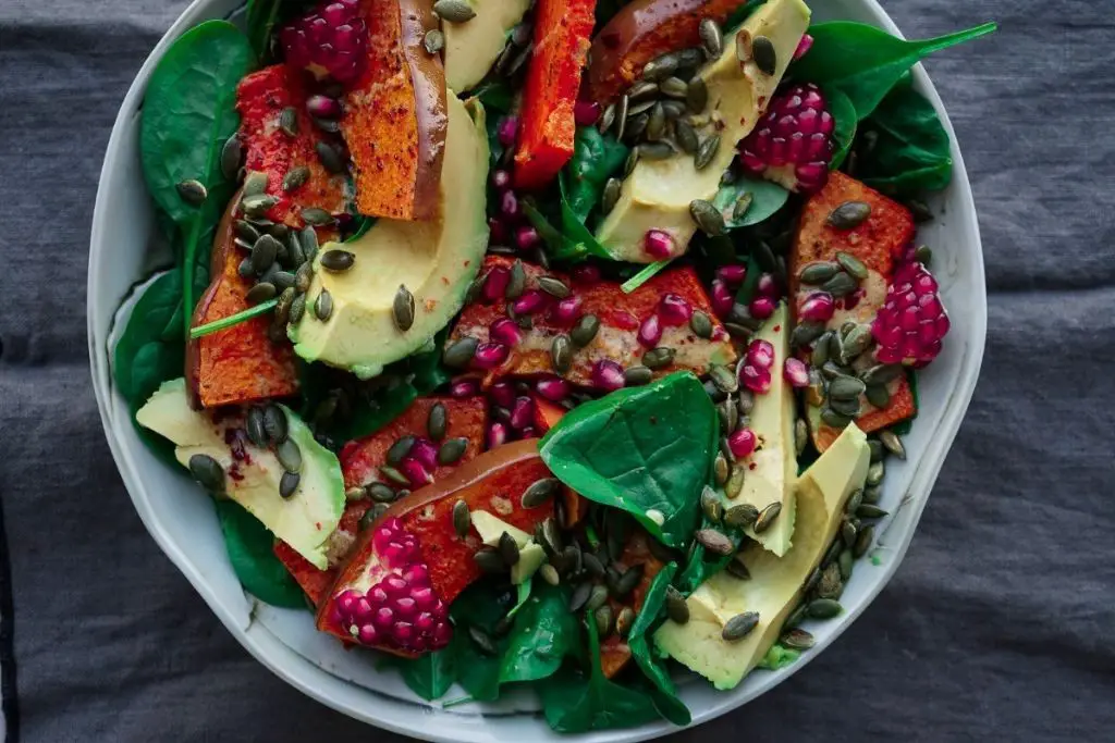 Pumpkin and Avocado Salad