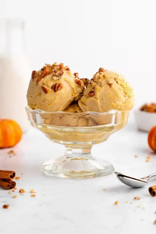 Pumpkin and Coconut Milk Ice Cream