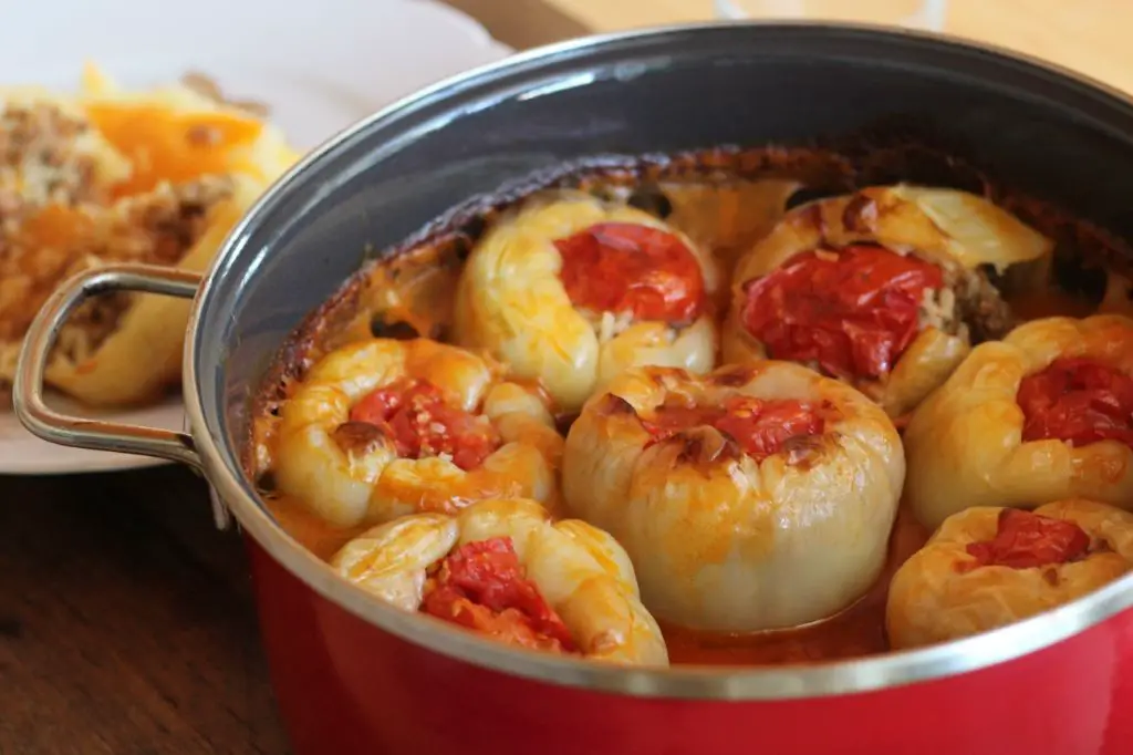 Punjene Paprike with Ground Beef