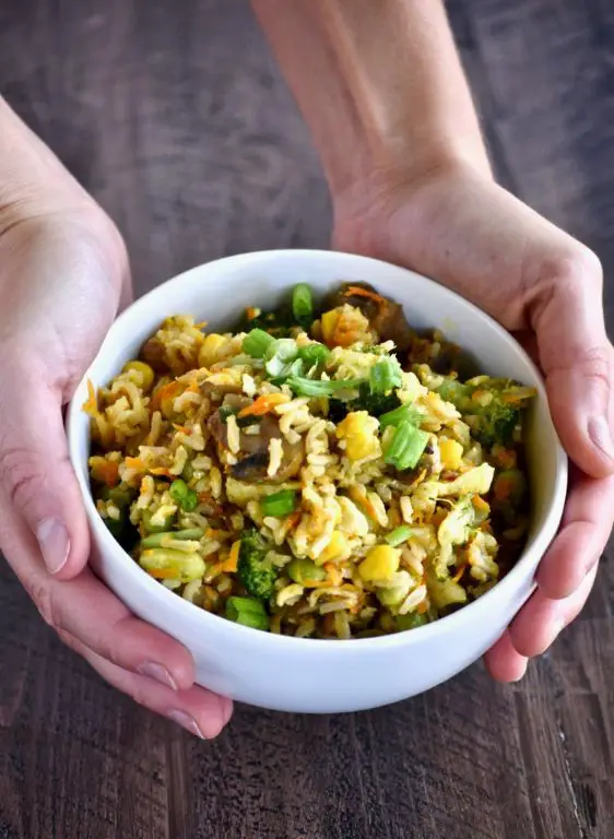 Quick veggie-packed fried rice