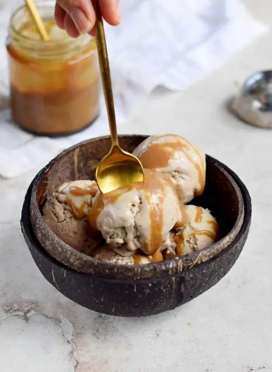 Raw Banana Nut Butter Ice Cream
