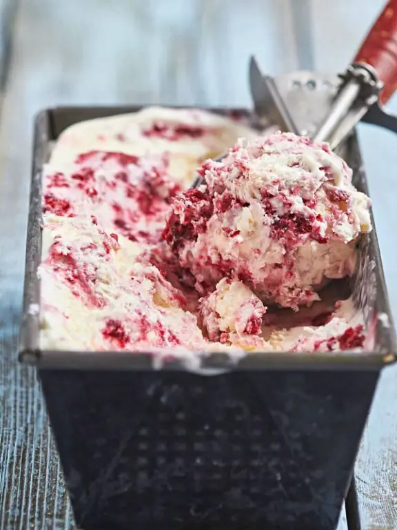 Raw Raspberry Ripple Ice Cream
